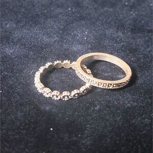 Vintage Women's Ring Set (2) Size 9
